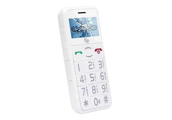 Телефон с цветным экраном для пожилых людей - Fly Ezzy 2.