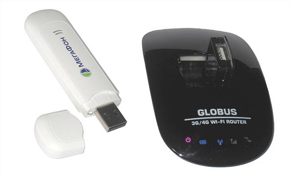 Ридер в комплекте с роутером и 3G-модемом - GlobusBook 950 Connect.