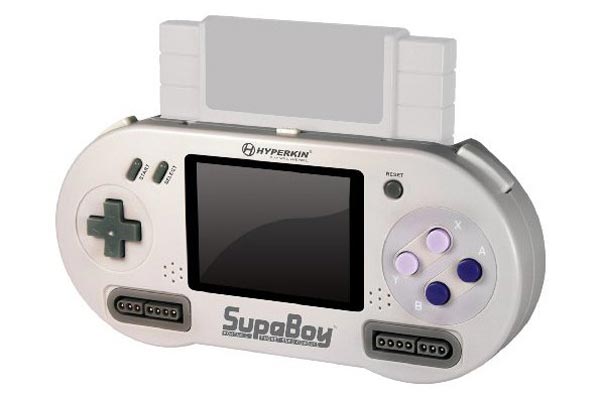 SupaBoy: карманная версия игровой консоли Super Nintendo.