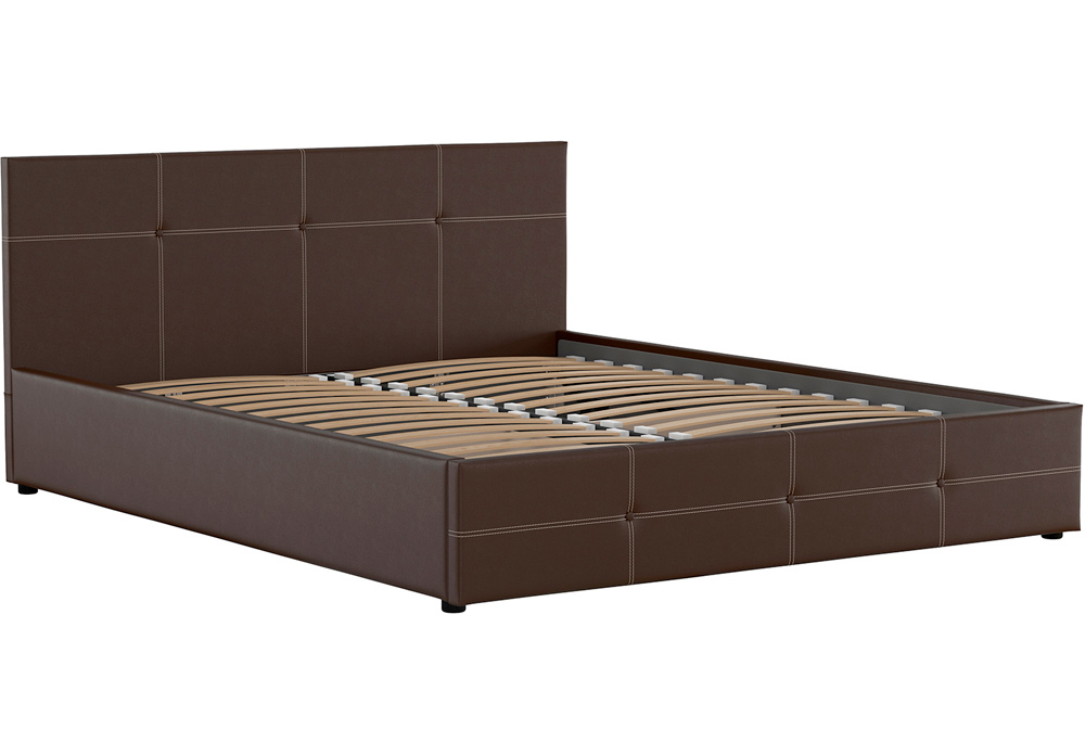 Кровать интерьерная Синди с подъёмным механизмом Марика 468 шоколад Картинка № 8
