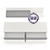 Комоды Торонто 13.321 с навесной полкой цвет белый шагрень/стальной серый
