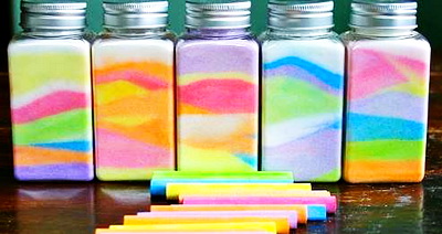 Как создать цветную соль